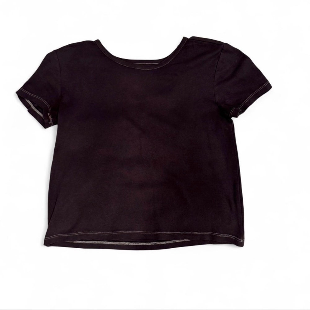 SO Black Crop Top